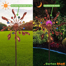 Lade das Bild in den Galerie-Viewer, Solarbetriebene Glaskugel Windmühle