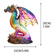Lade das Bild in den Galerie-Viewer, LeuchtDrache - handgefertigte Lampe, die Herzen erstrahlen lässt