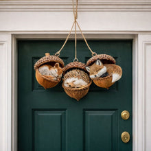 Lade das Bild in den Galerie-Viewer, Schlafende Waldfreunde™️ Natürliche, handgemachte Wohn- & Gartendekoration zum Aufhängen