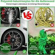 Lade das Bild in den Galerie-Viewer, Pflex Set - Flexibler Gartenschlauch inkl. 7 Funktionen Hochdruck Brause