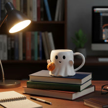 Lade das Bild in den Galerie-Viewer, Kürbisgeist Tasse - Süßer Geist mit Kürbis - perfekt für Halloween
