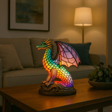 Lade das Bild in den Galerie-Viewer, LeuchtDrache - handgefertigte Lampe, die Herzen erstrahlen lässt
