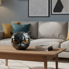 Lade das Bild in den Galerie-Viewer, Mystica – Die schwarze Wächterkatze aus Stein
