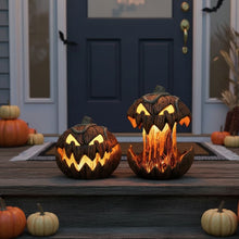 Lade das Bild in den Galerie-Viewer, Nachtlicht Spuk Kürbis - Gruseliges Highlight
