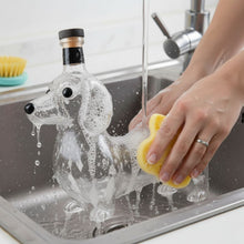 Lade das Bild in den Galerie-Viewer, Handgefertigte Flasche aus Glas in Hundeform – Hundeliebhaber lieben sie
