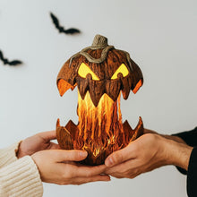 Lade das Bild in den Galerie-Viewer, Nachtlicht Spuk Kürbis - Gruseliges Highlight
