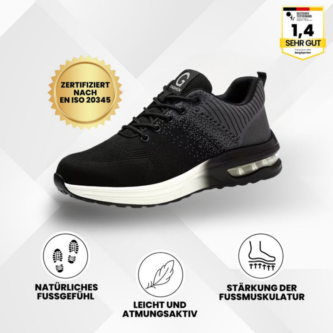 SteelCare - ergonomischer und schmerzlindernder Sicherheitsschuh - Zertifiziert nach EN ISO 20345