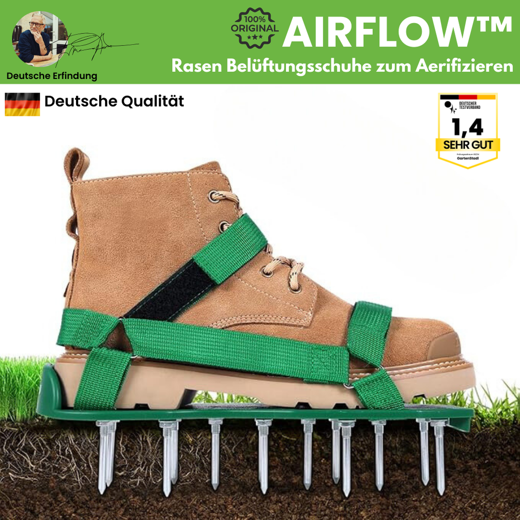 Airflow - Rasen Belüftungsschuhe zum Aerifizieren (1x Paar)