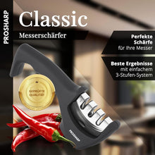 Lade das Bild in den Galerie-Viewer, ProSharp - professioneller, Keramikstein-Messerschärfer mit 3 Stufen
